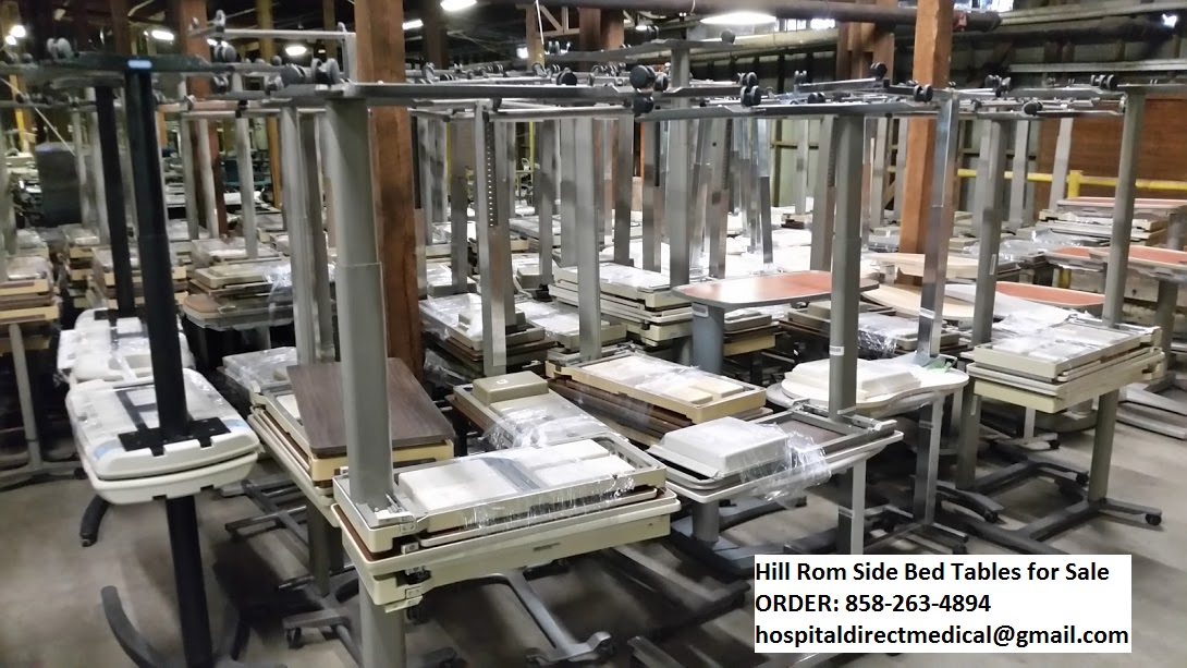 Hill Rom Over Bed Tables for Sale Patient Mate 632 F Model Used