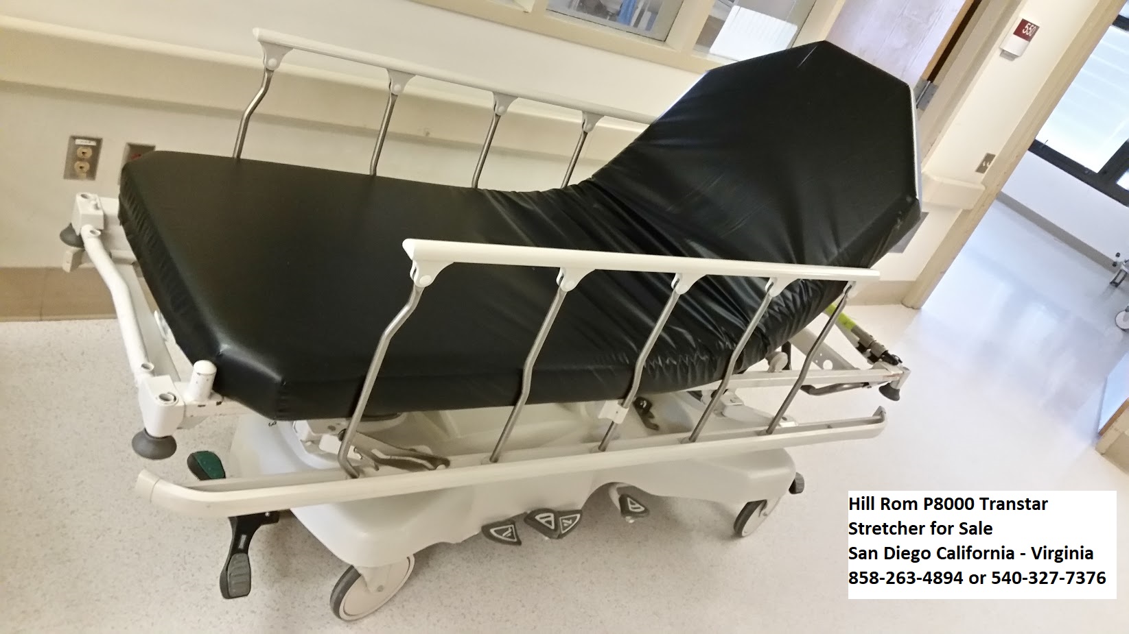 Hill Rom P8000 Transtar ER Procedural Stretcher Used Refurbished Used